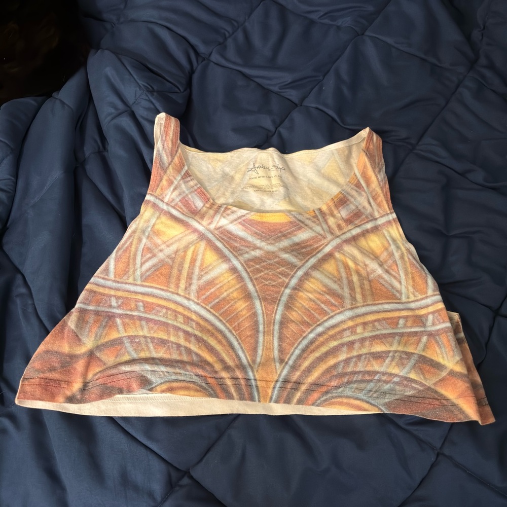 Amanda Sage Flowy Crop Top